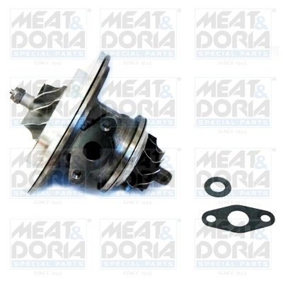 Core assembly, turbocharger